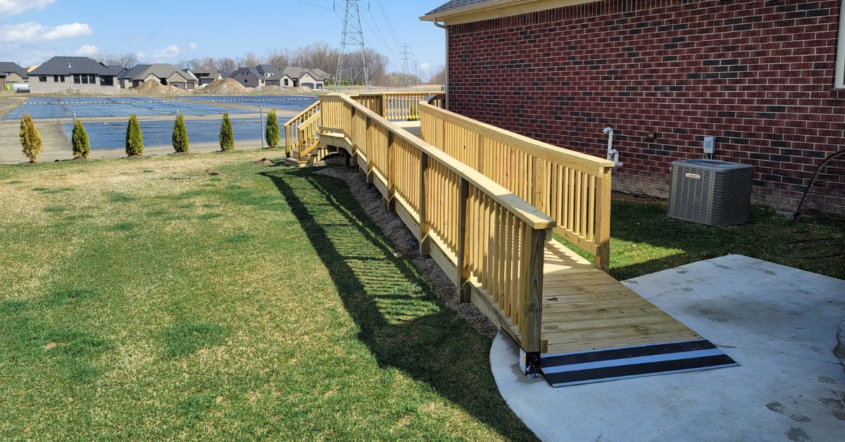 Wooden Wheelchair Ramp